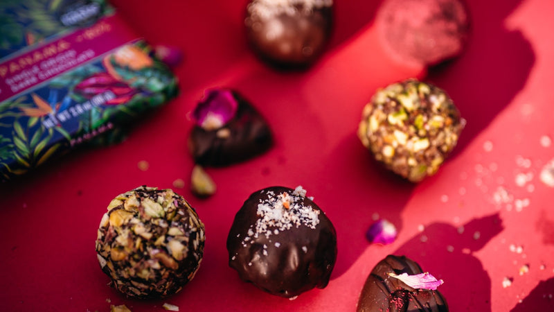 Vegan Valentine's Dark Chocolate Bonbons