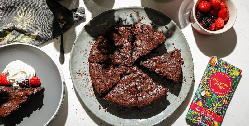 Flourless Dark chocolate torte