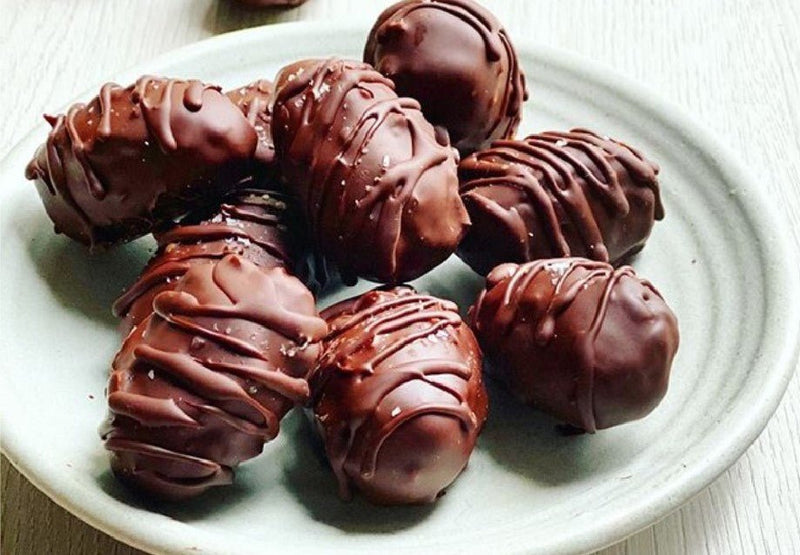 Peanut Butter Dates With Dark Chocolate Recipe