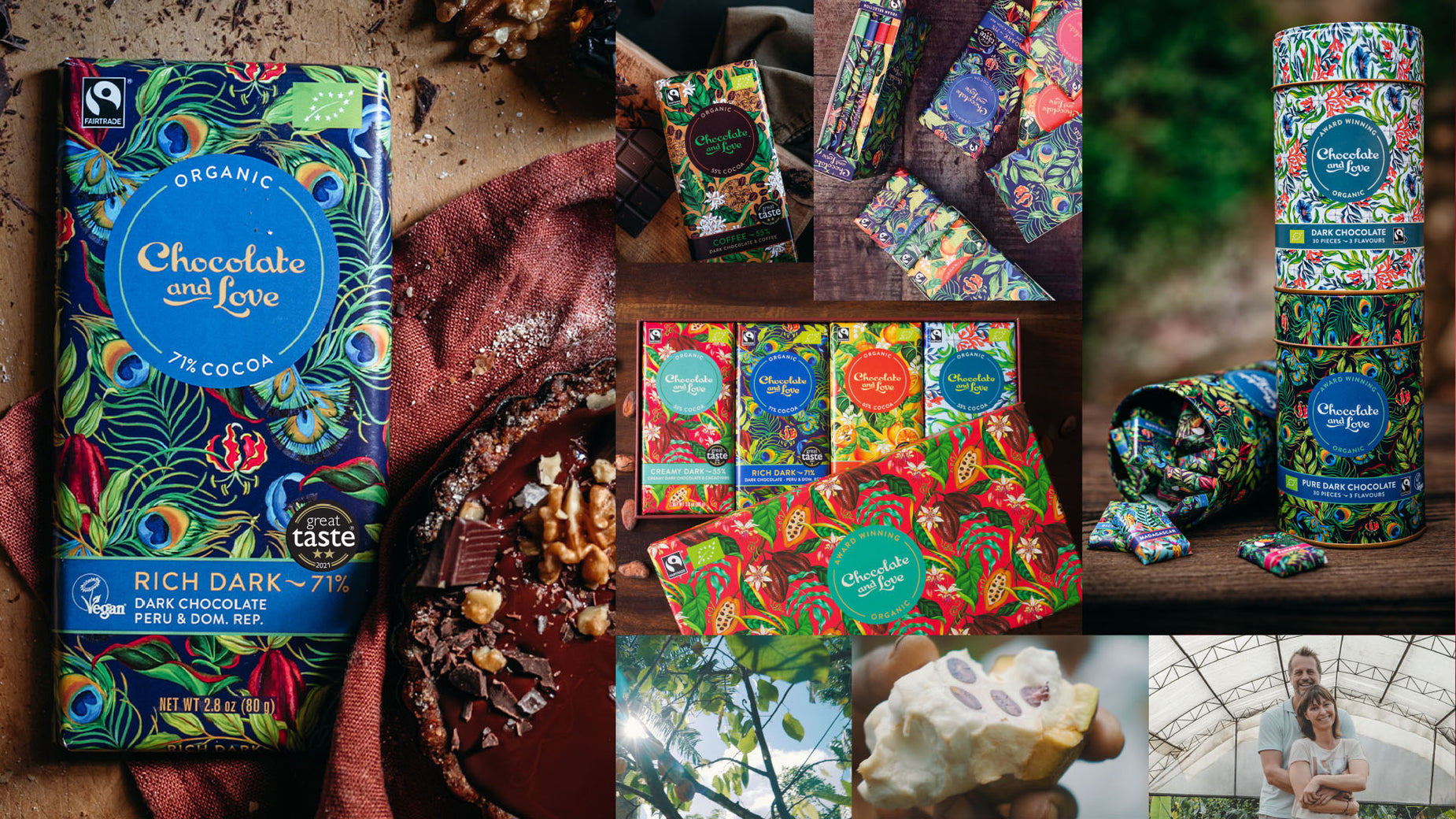 Fairtrade Organic Chocolate Bars & Gifts | Chocolate & Love