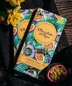 SWEET DEAL SALE - PASSION FRUIT 65% - DARK CHOCOLATE WITH PASSION FRUIT FILLING - BEST BEFORE DATE 12.04.25 - Bundle of 5 bars