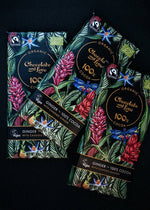SHORT LIFE SALE  - GINGER 100% COCOA - EXTRA DARK CHOCOLATE WITH CANDIED GINGER - (5 x 80g bar) BEST BEFORE DATE 30.11.25