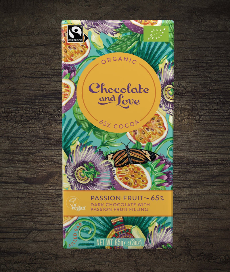 PASSION FRUIT 65% - DARK CHOCOLATE WITH PASSION FRUIT FILLING